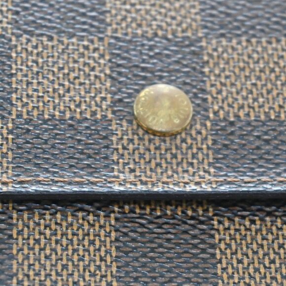 LOUIS VUITTON International Trifold Wallet Damier Leather Brown N61215 - Picture 9 of 16